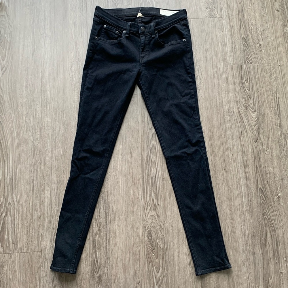 Rag and Bone dark blue skinny jeans